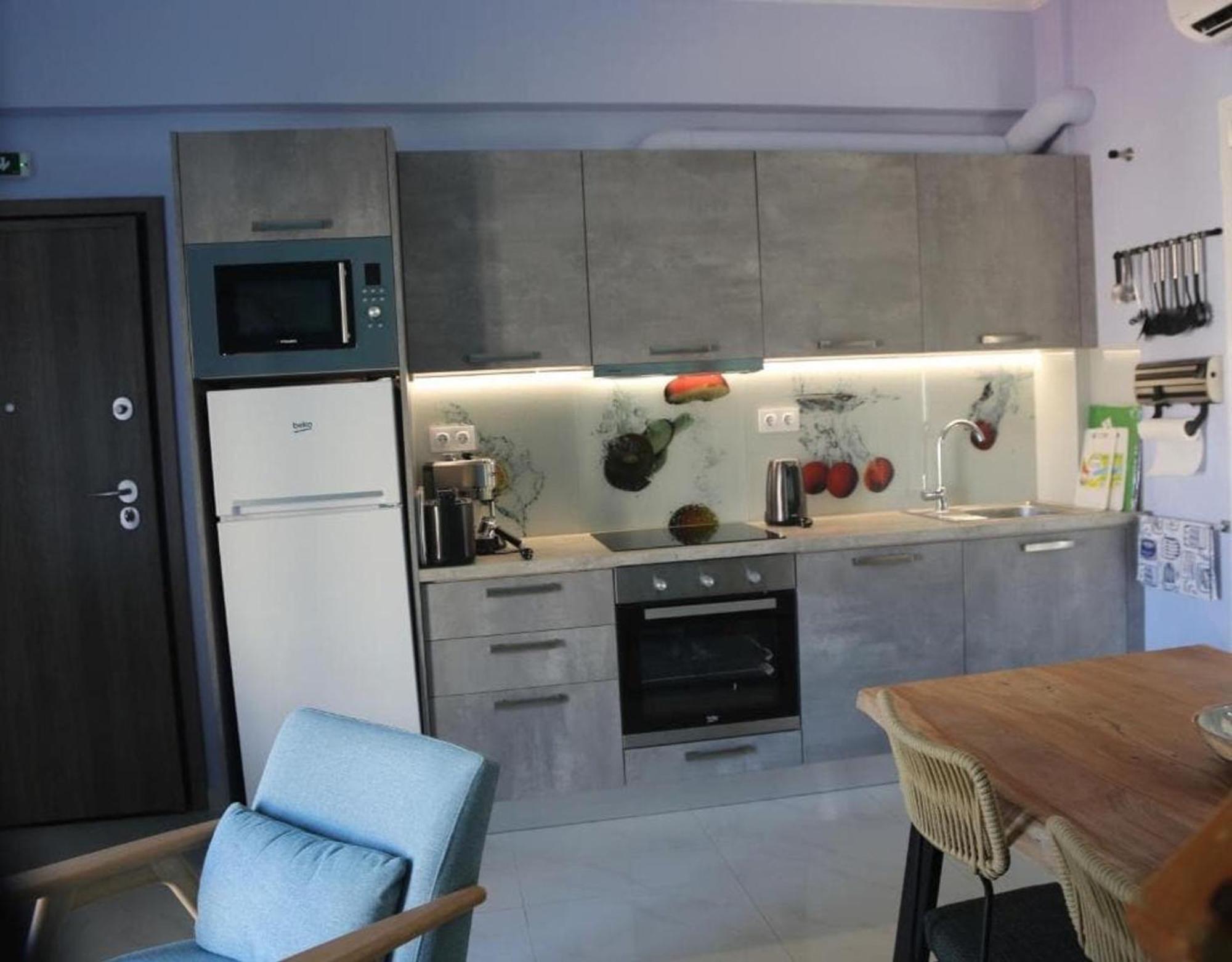 Casa Anthos Free Parking Apartman Hriszí Aktí Haniá Kültér fotó