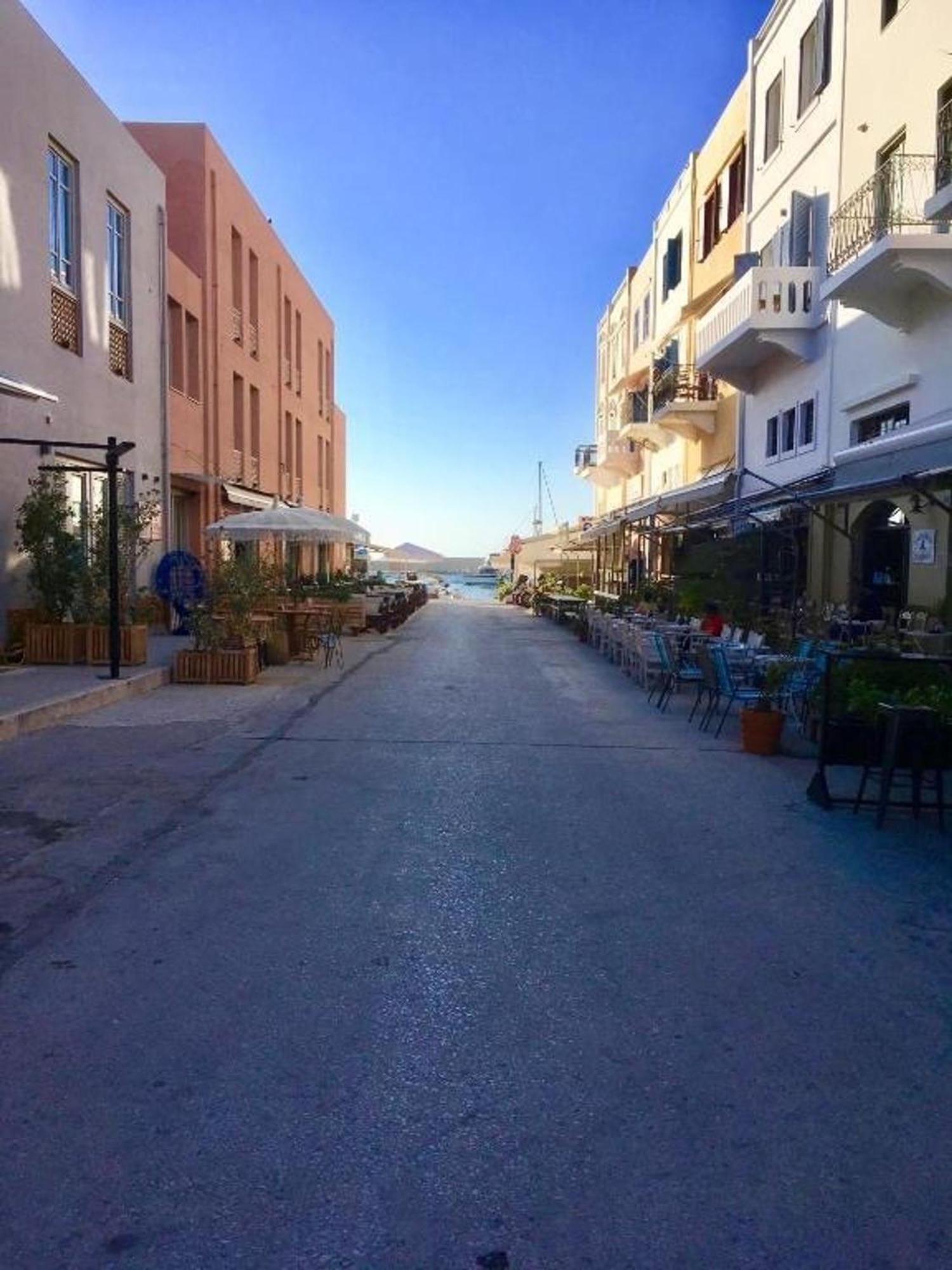 Casa Anthos Free Parking Apartman Hriszí Aktí Haniá Kültér fotó